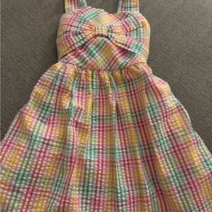 Bonnie Jean Multicolor Plaid Kids Dress